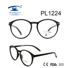 2017 New Arrival Round Shape PC Optical Glasses (PL1224)